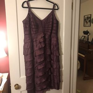 Adrianna Papell Purple Special Occassions Dress